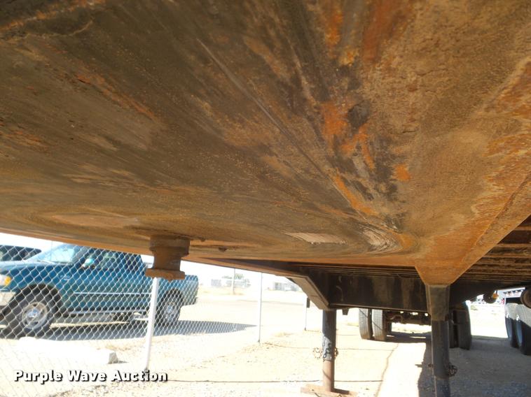 image for item L1729 2016 shop built flatbed trailer