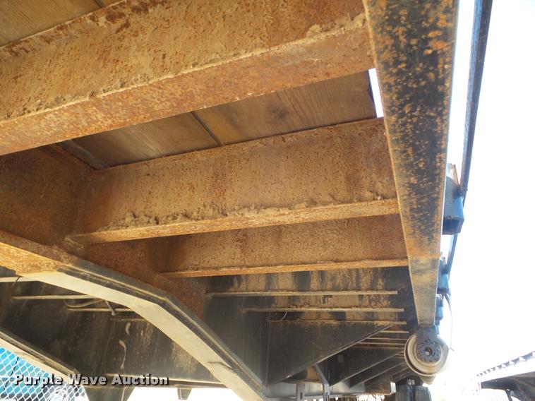 image for item L1729 2016 shop built flatbed trailer