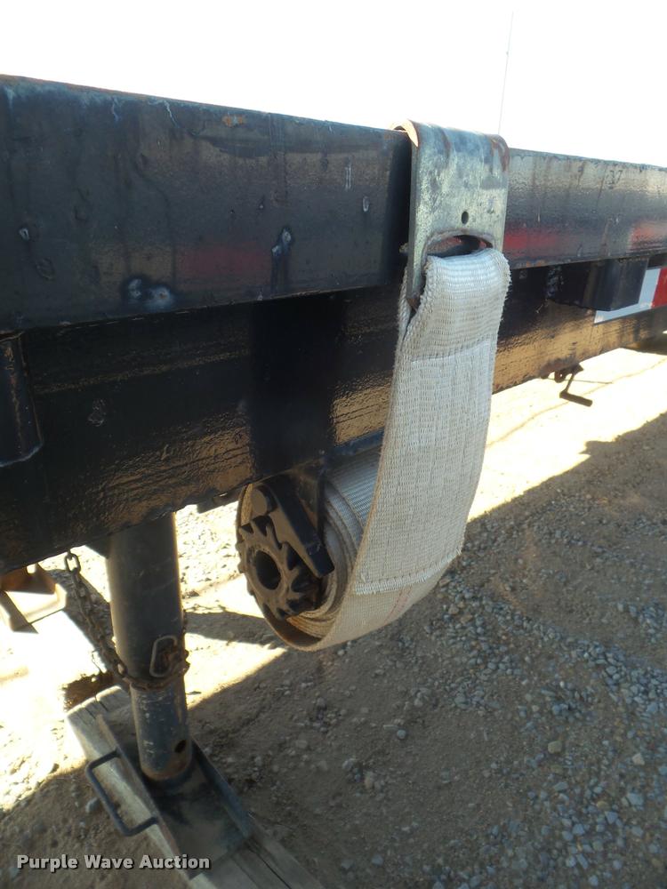 image for item L1729 2016 shop built flatbed trailer