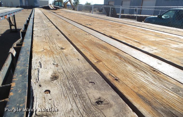 image for item L1729 2016 shop built flatbed trailer