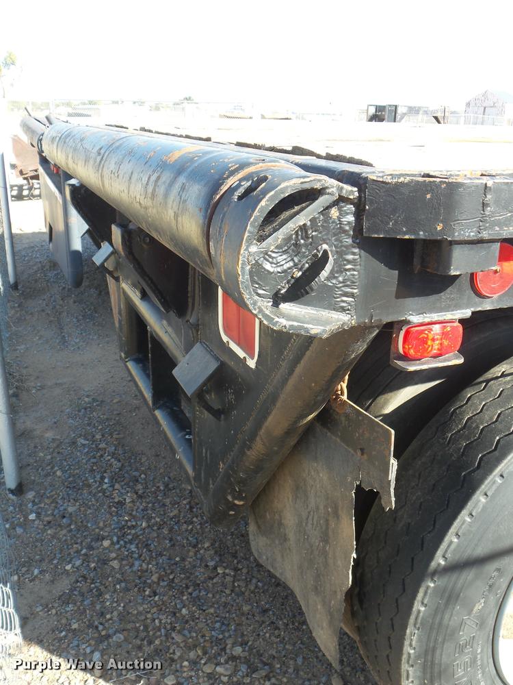 image for item L1729 2016 shop built flatbed trailer