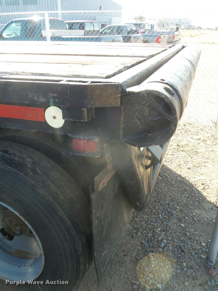 image for item L1729 2016 shop built flatbed trailer