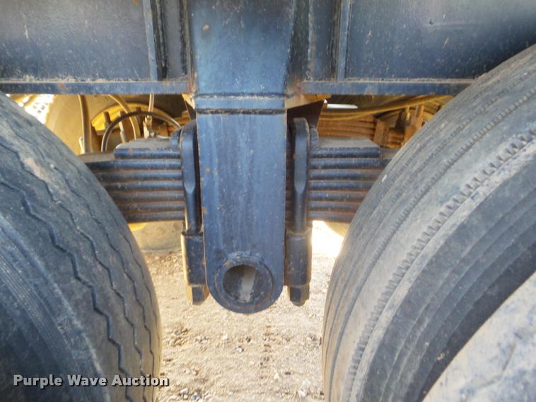 image for item L1729 2016 shop built flatbed trailer