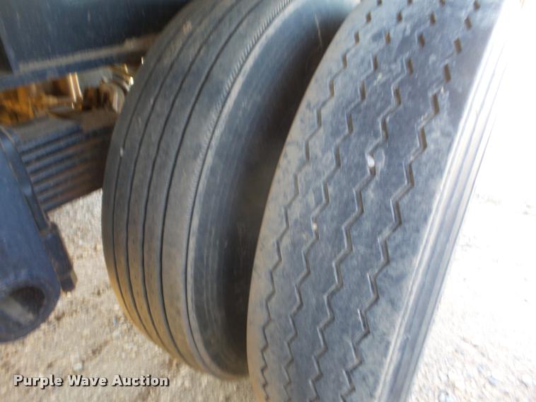 image for item L1729 2016 shop built flatbed trailer