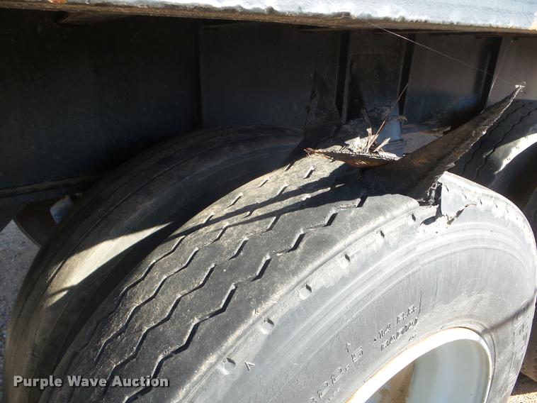 image for item L1729 2016 shop built flatbed trailer