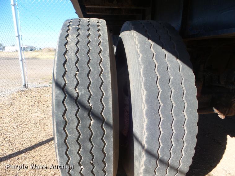 image for item L1729 2016 shop built flatbed trailer