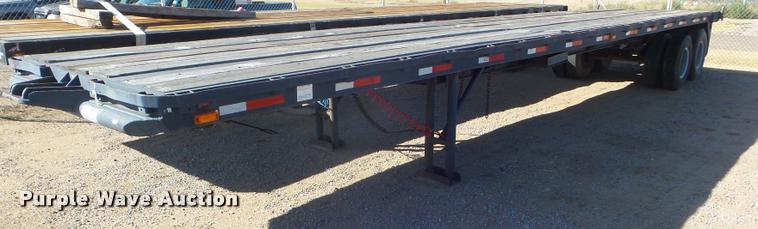 image for item L1730 2016 Hobbs flatbed trailer