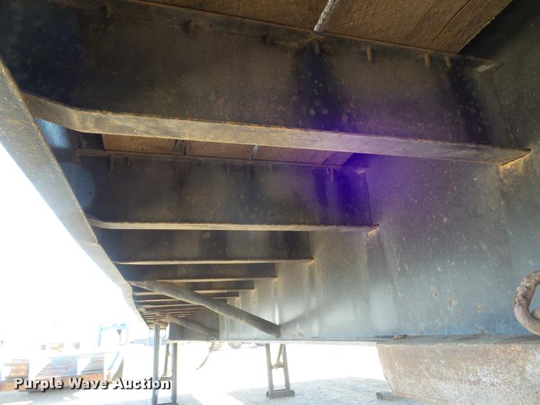 image for item L1730 2016 Hobbs flatbed trailer