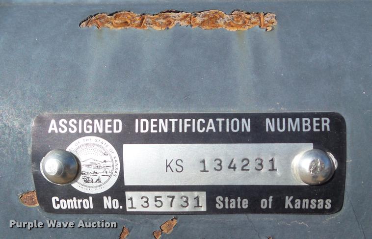 image for item L1730 2016 Hobbs flatbed trailer