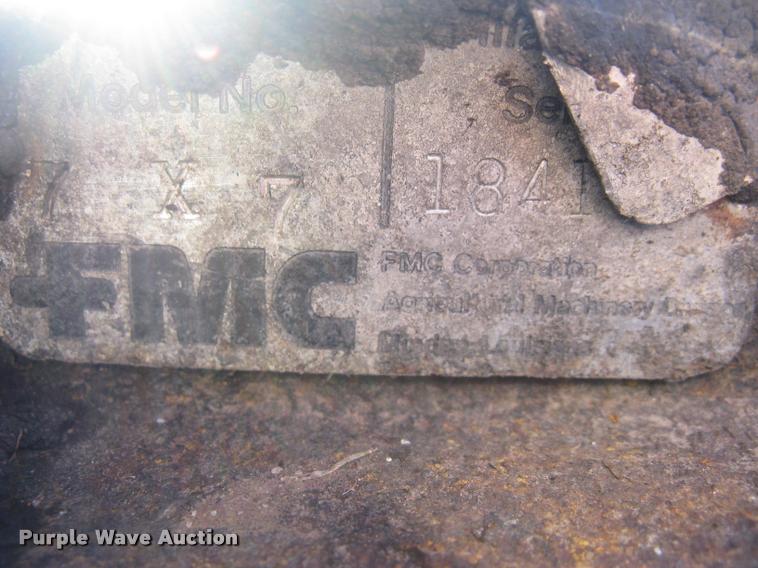 image for item BL9139 FMC Side Winder 7X7 rotary mower