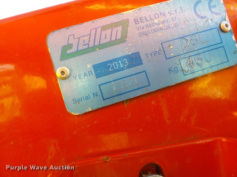 image for item CC9416 2013 Bellon D6L disc mower