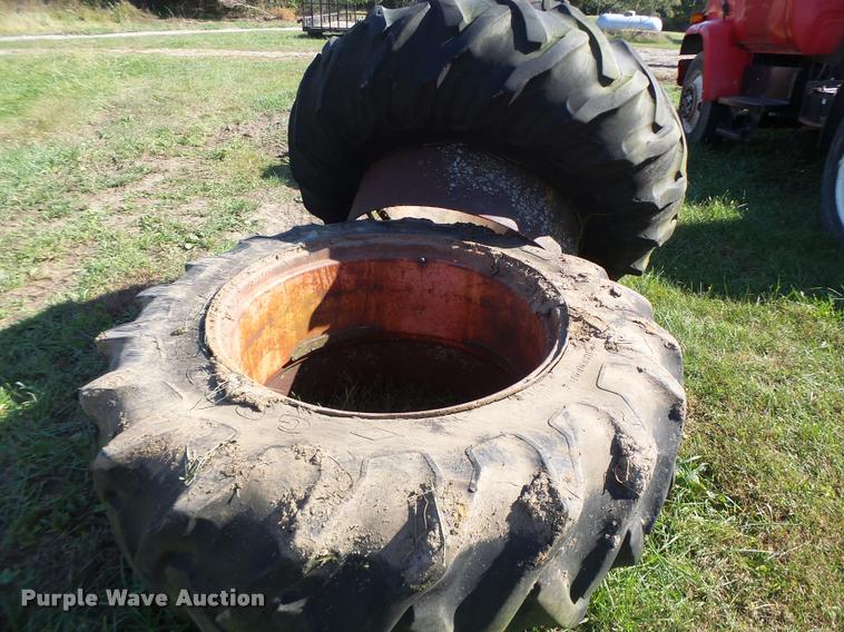 image for item CC9420 Goodyear 18.4-34 dual clamp-on tires and wheels