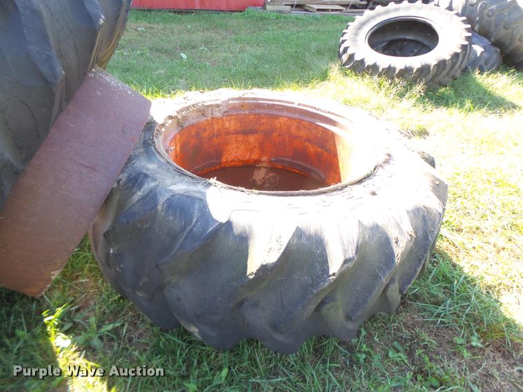 image for item CC9420 Goodyear 18.4-34 dual clamp-on tires and wheels