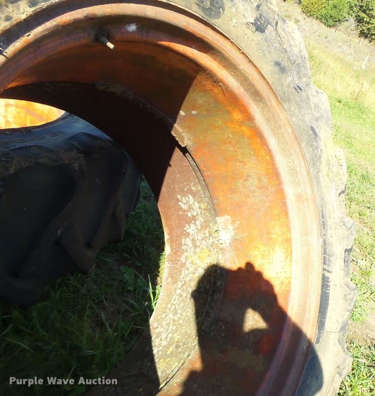 image for item CC9420 Goodyear 18.4-34 dual clamp-on tires and wheels