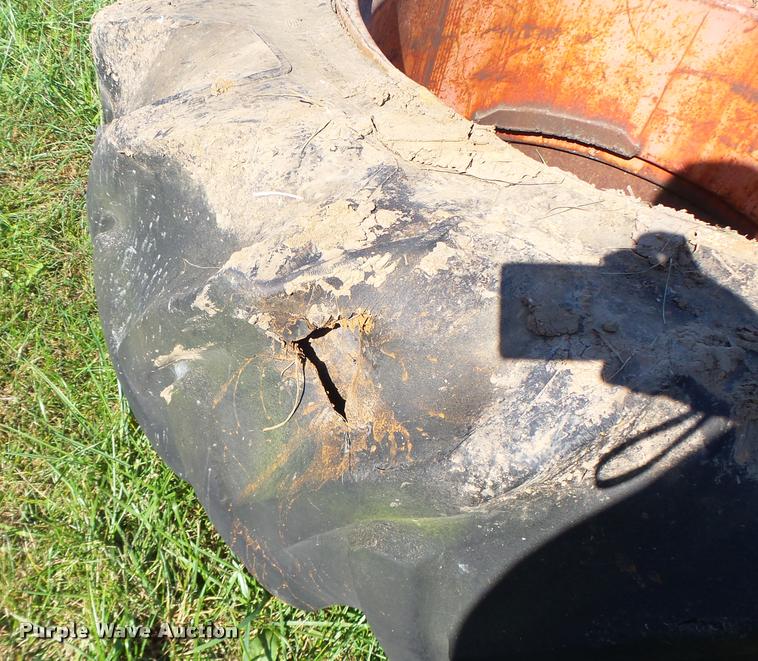 image for item CC9420 Goodyear 18.4-34 dual clamp-on tires and wheels