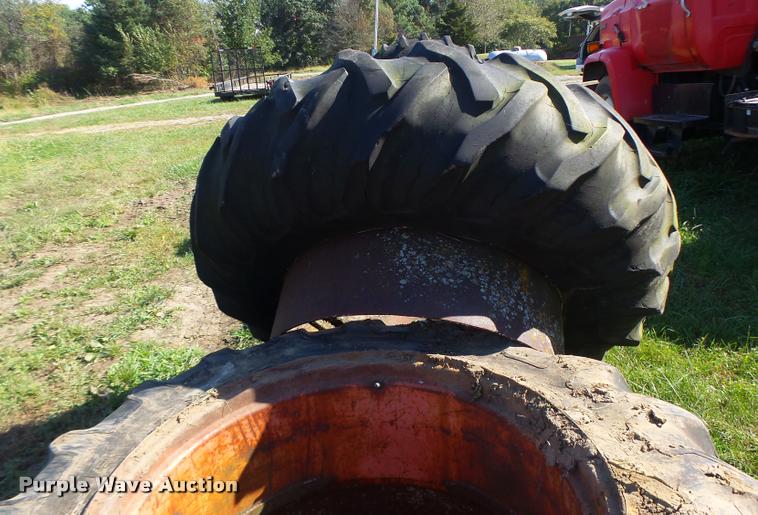 image for item CC9420 Goodyear 18.4-34 dual clamp-on tires and wheels