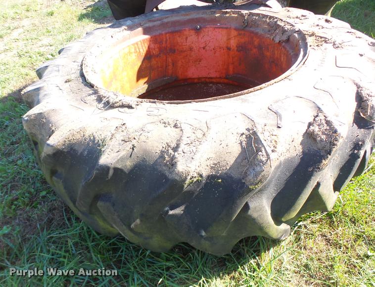 image for item CC9420 Goodyear 18.4-34 dual clamp-on tires and wheels