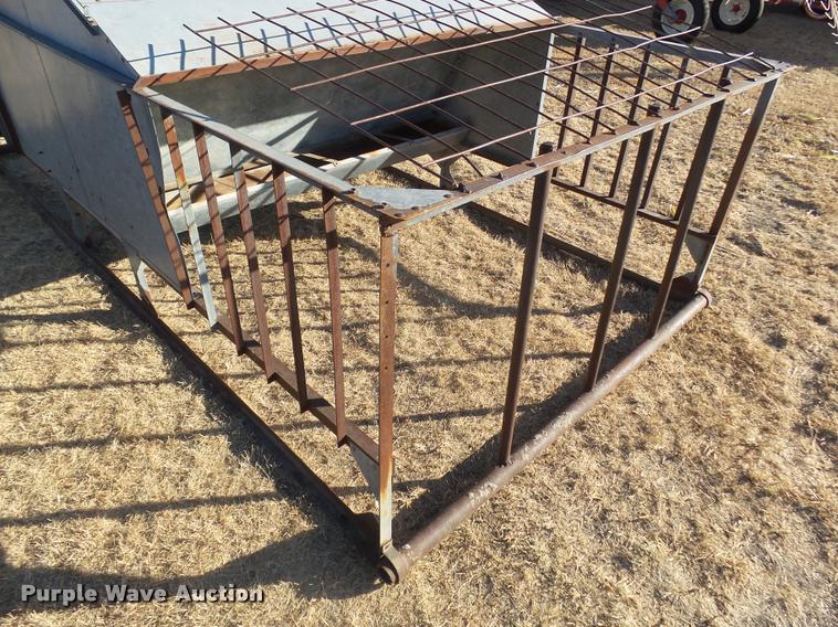 Galvanized calf creep feeder in Bazine, KS Item DA4675 sold Purple Wave
