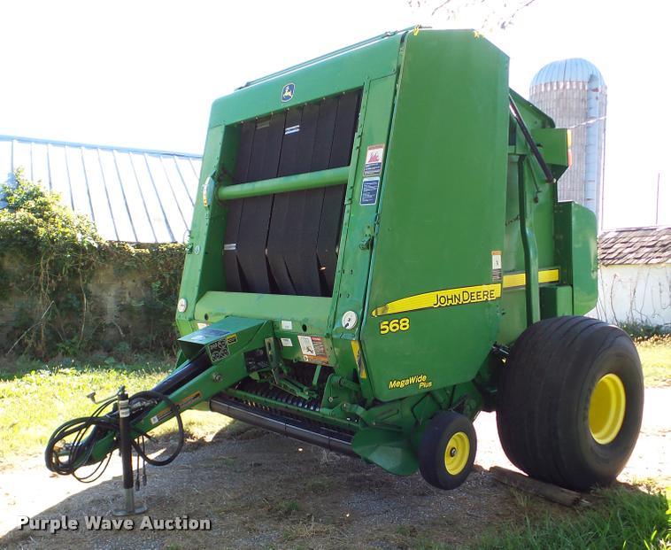 image for item DA8873 2008 John Deere 568 Mega Wide round baler
