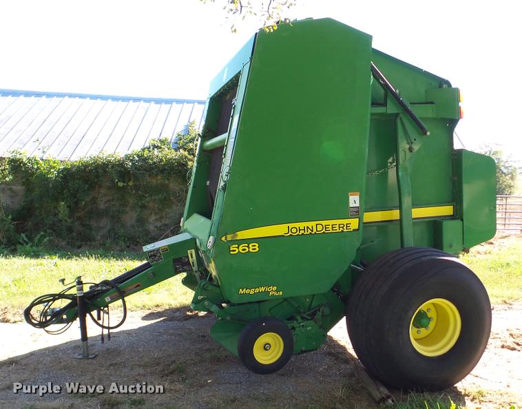 image for item DA8873 2008 John Deere 568 Mega Wide round baler