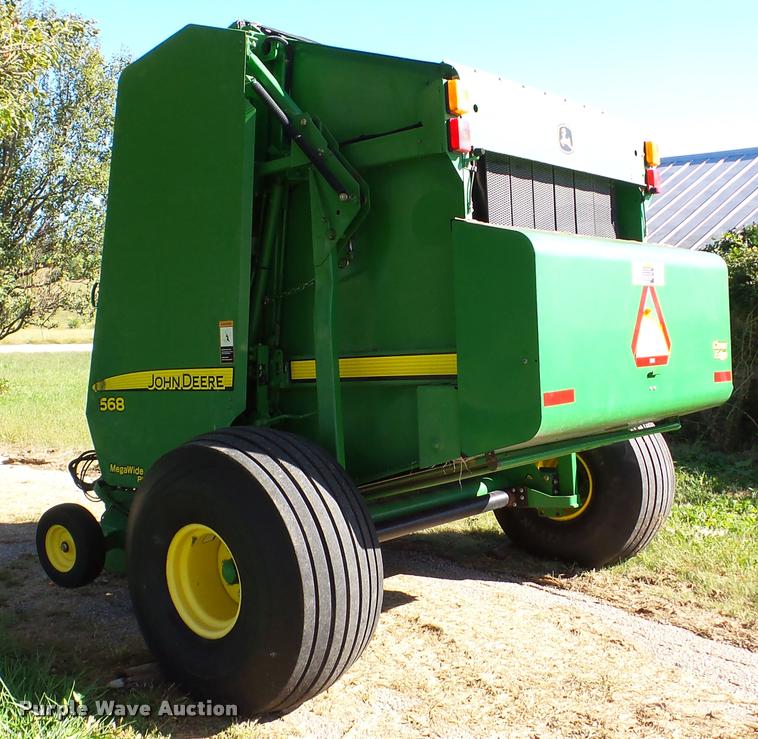 image for item DA8873 2008 John Deere 568 Mega Wide round baler