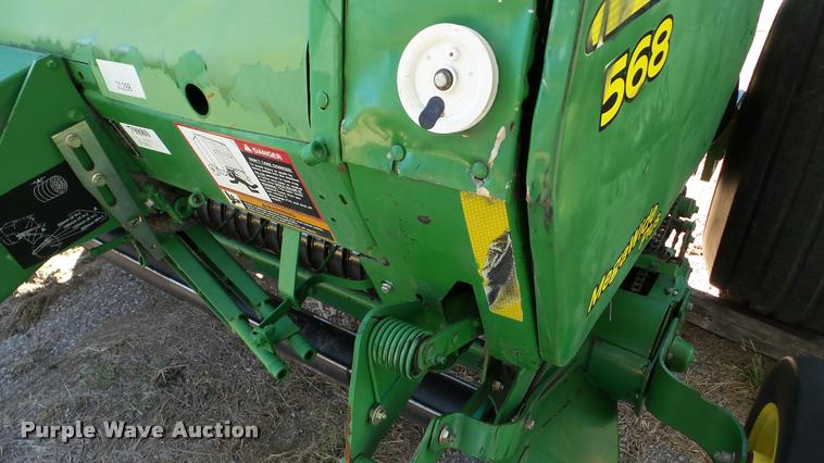 image for item DA8873 2008 John Deere 568 Mega Wide round baler