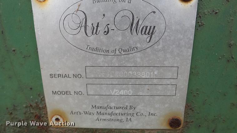 image for item DA8914 Art's Way 2400 land planer