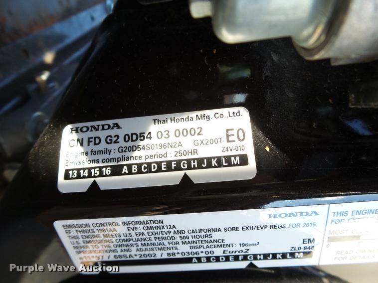 image for item DB4572 2014 Wylie nurse tank trailer