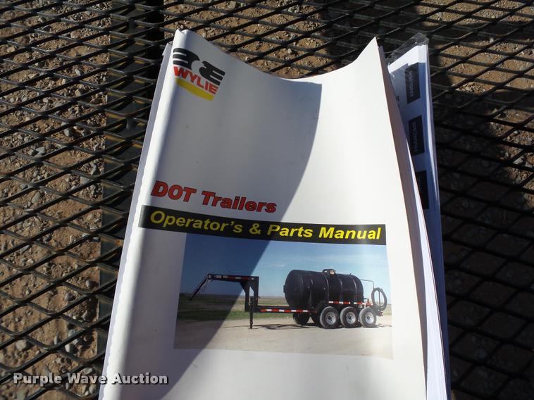 image for item DB4572 2014 Wylie nurse tank trailer