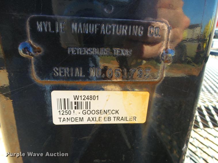 image for item DB4572 2014 Wylie nurse tank trailer