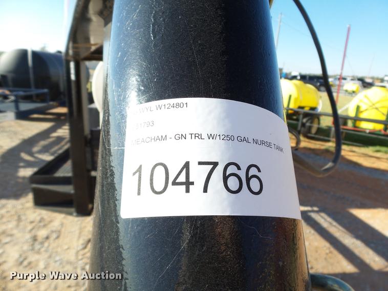 image for item DB4572 2014 Wylie nurse tank trailer