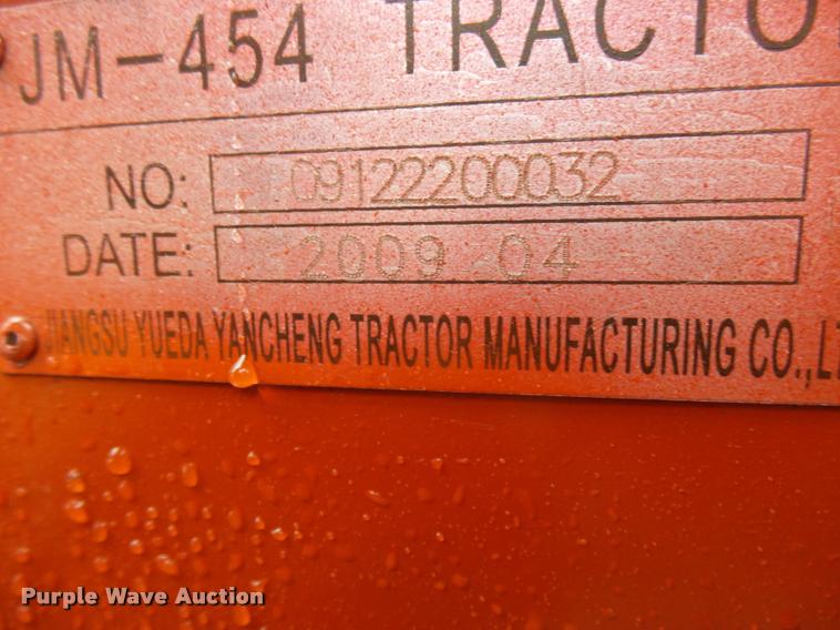 image for item K1084 2009 Jinma 454 MFWD tractor