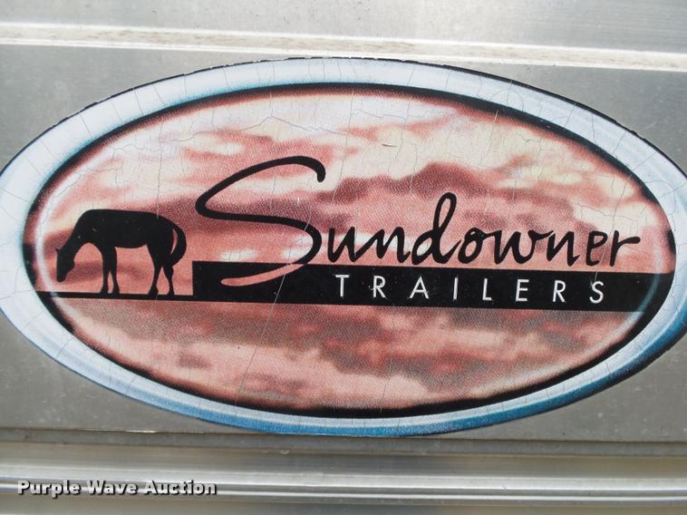 image for item K1085 2002 Sundowner Rancher livestock trailer
