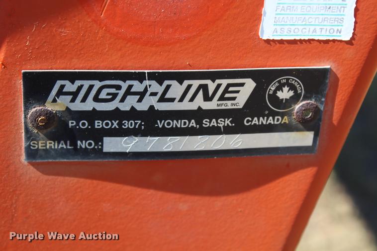 image for item K1909 Highline XL78 rock picker