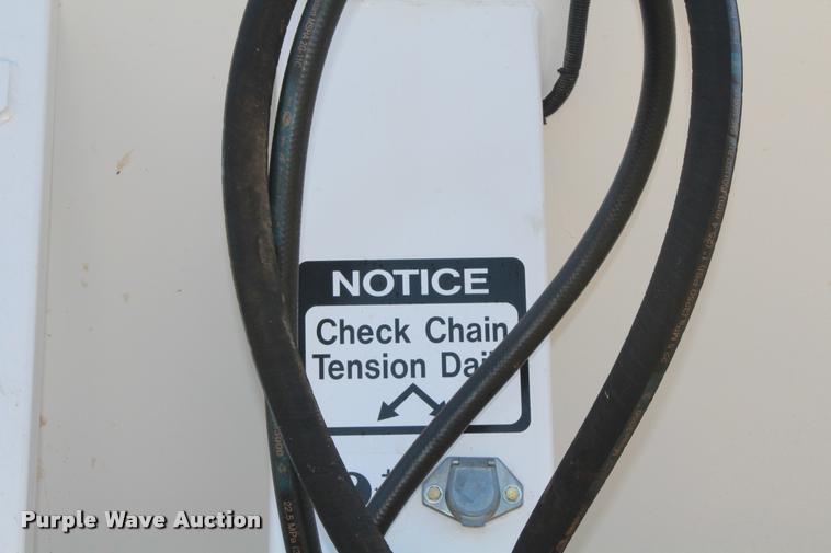 image for item K1919 2016 Shop built Laramy live bottom silage trailer