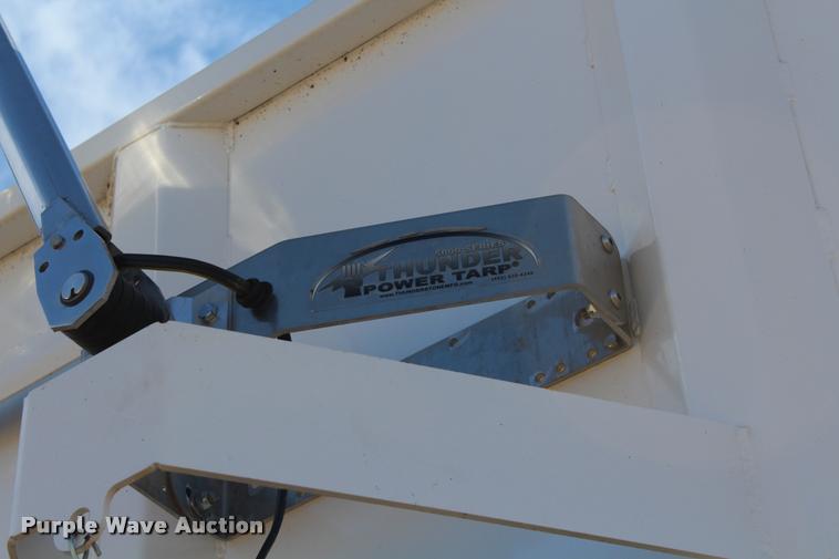 image for item K1919 2016 Shop built Laramy live bottom silage trailer