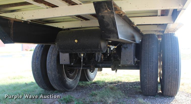 image for item K1919 2016 Shop built Laramy live bottom silage trailer