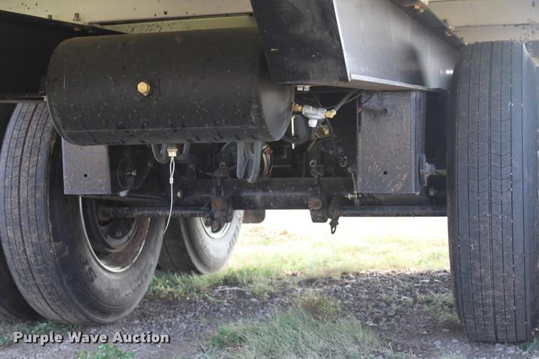 image for item K1919 2016 Shop built Laramy live bottom silage trailer