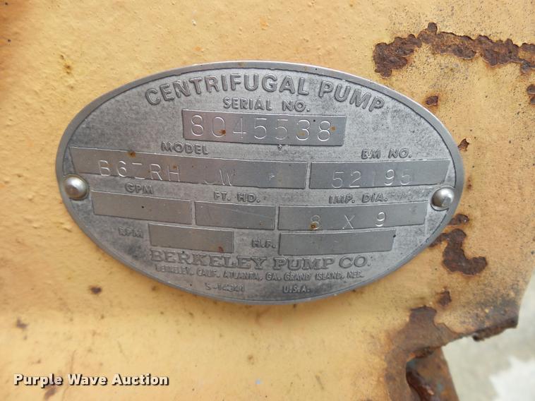 image for item K3462 Irrigation power unit and pump