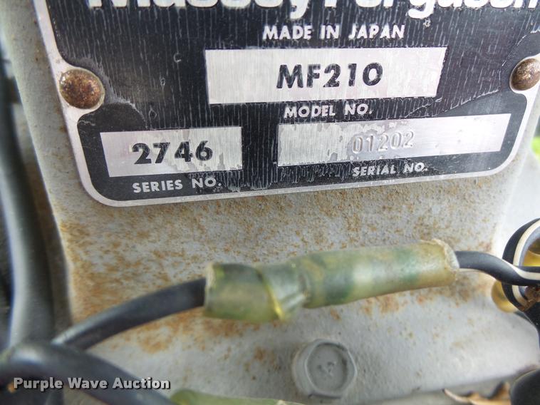 image for item K5661 Massey-Ferguson 210 tractor