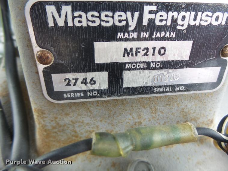 image for item K5661 Massey-Ferguson 210 tractor