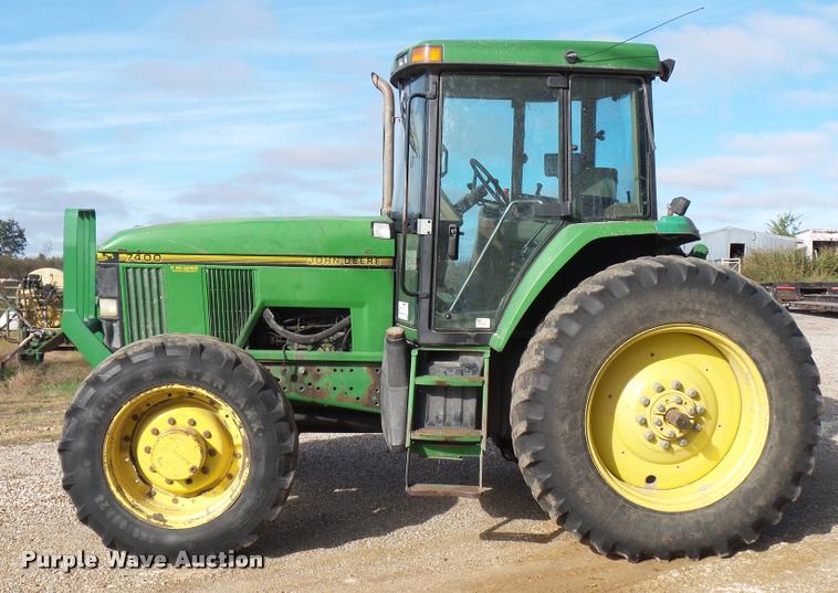 image for item L4371 1994 John Deere 7400 MFWD tractor