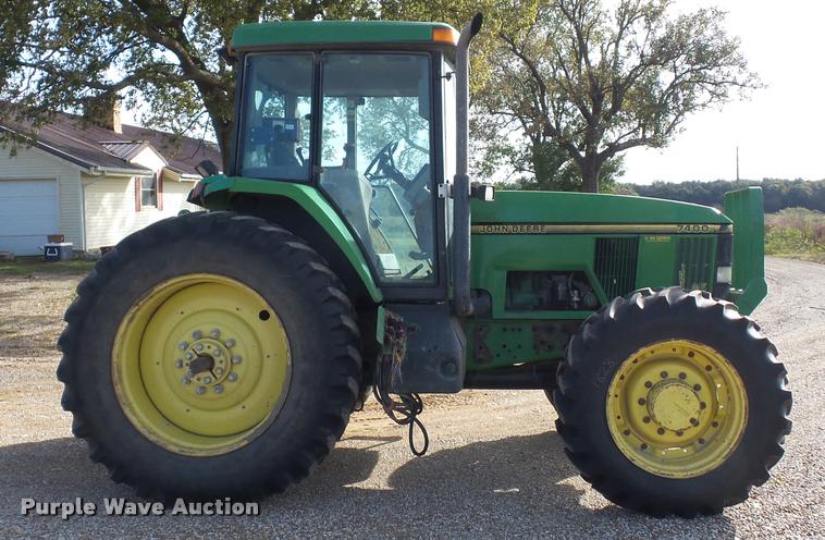 image for item L4371 1994 John Deere 7400 MFWD tractor