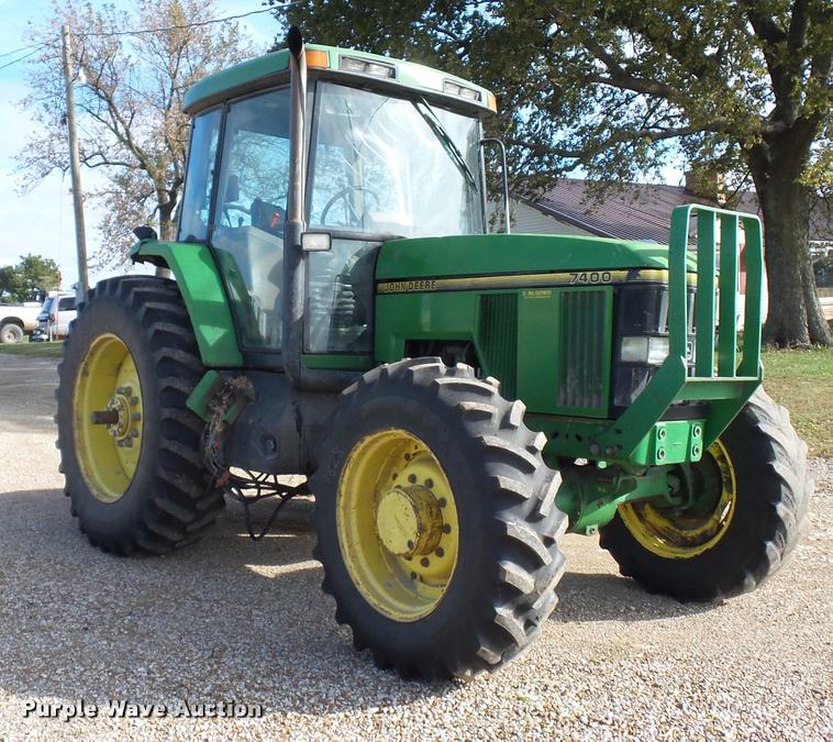 image for item L4371 1994 John Deere 7400 MFWD tractor