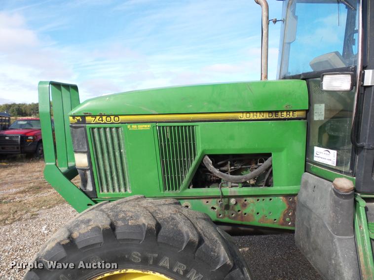 image for item L4371 1994 John Deere 7400 MFWD tractor