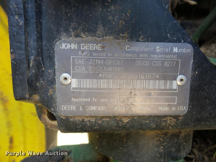 image for item L4371 1994 John Deere 7400 MFWD tractor