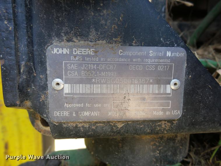 image for item L4371 1994 John Deere 7400 MFWD tractor