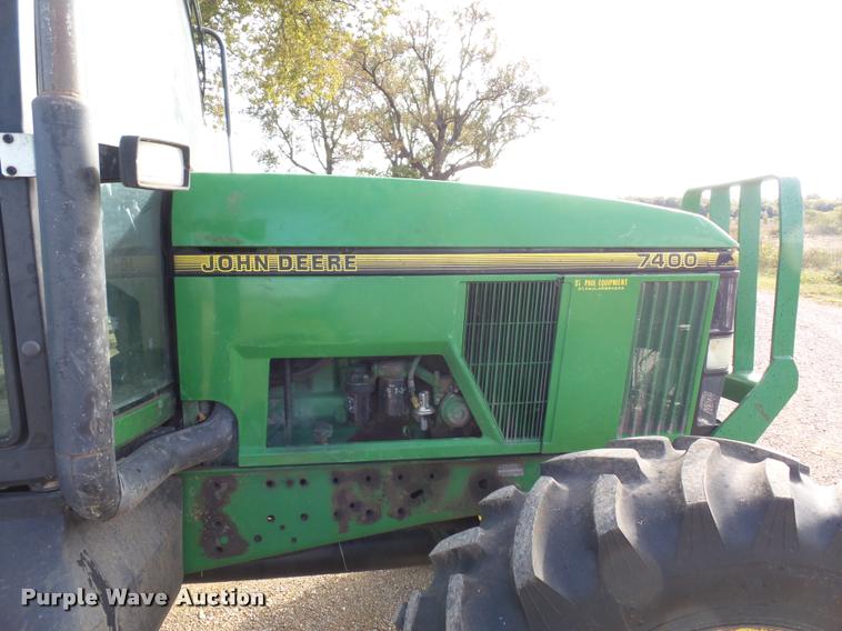 image for item L4371 1994 John Deere 7400 MFWD tractor