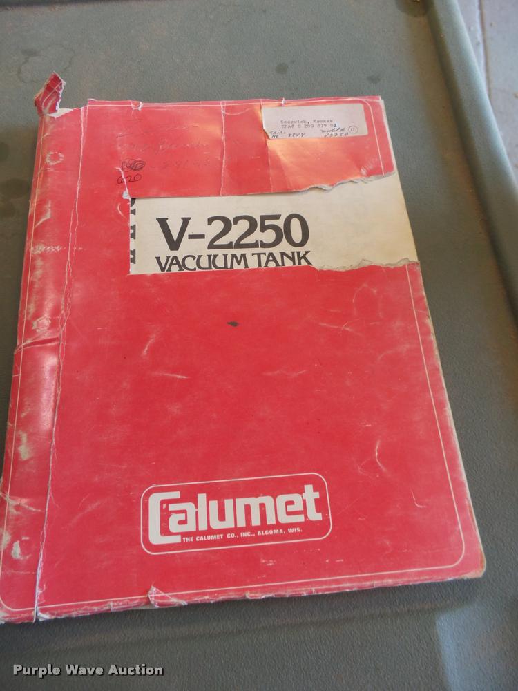 image for item AS9501 Shop built vacuum trailer