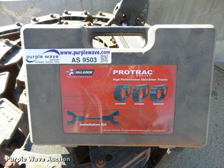 image for item AS9503 McLaren ProTrac rubber skid steer tracks